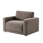 Dusklia - Chicago Loveseat - Chenille Mushroom