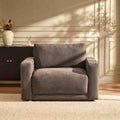 Dusklia - Chicago Loveseat - Chenille Mushroom