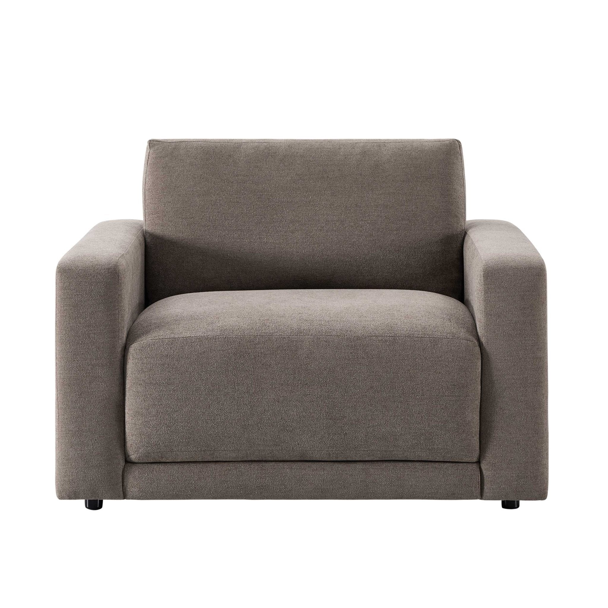 Dusklia - Chicago Loveseat - Chenille Mushroom