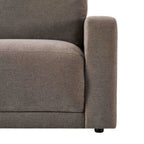 Dusklia - Chicago Loveseat - Chenille Mushroom