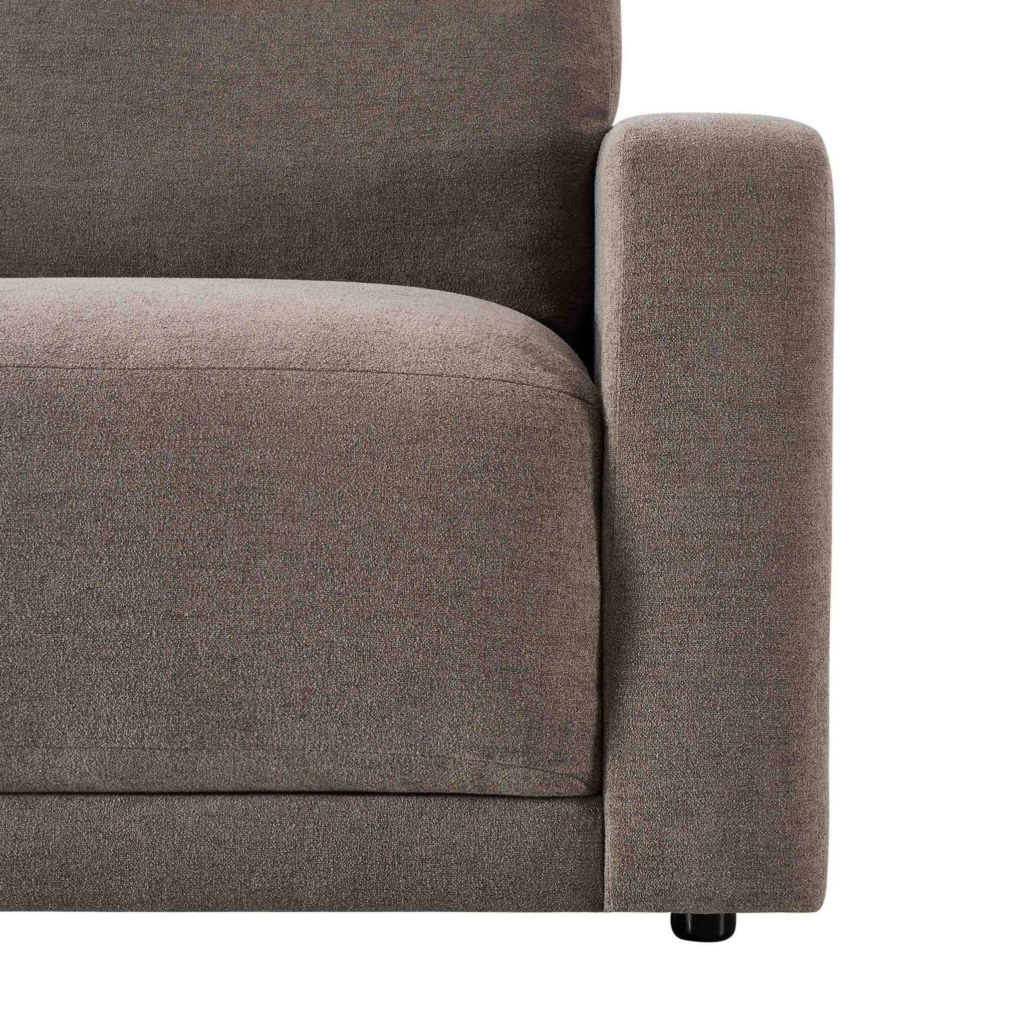 Dusklia - Chicago Loveseat - Chenille Mushroom