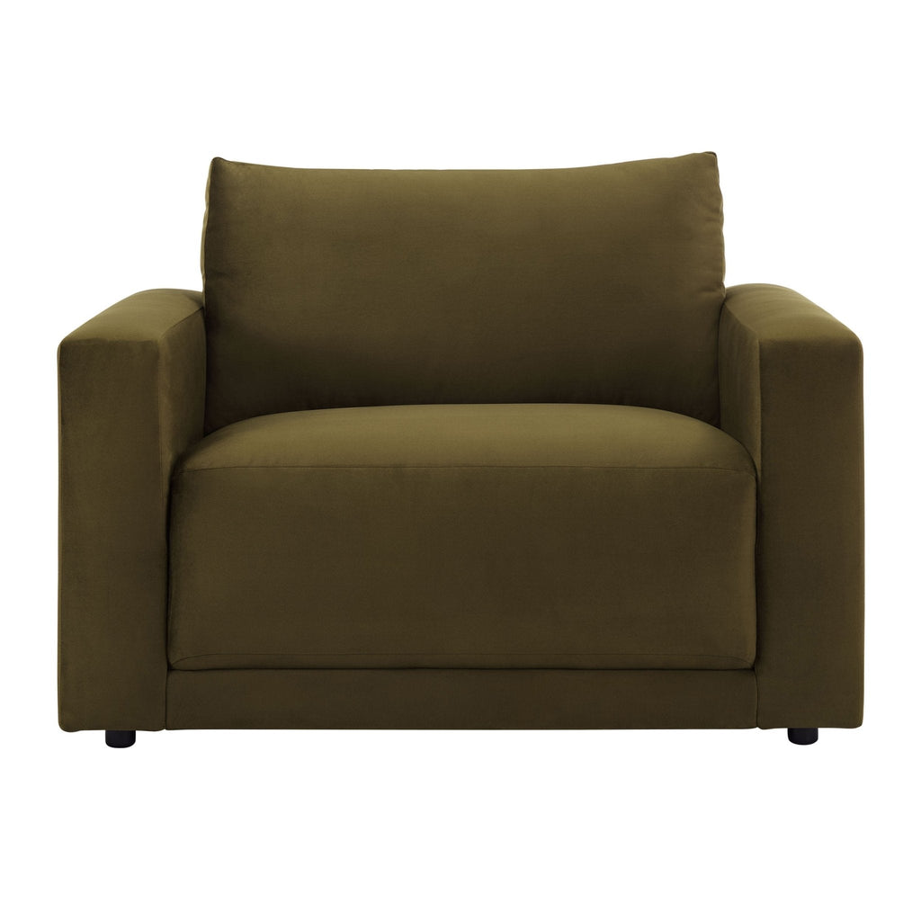 Dusklia - Chicago Loveseat - Rich Green