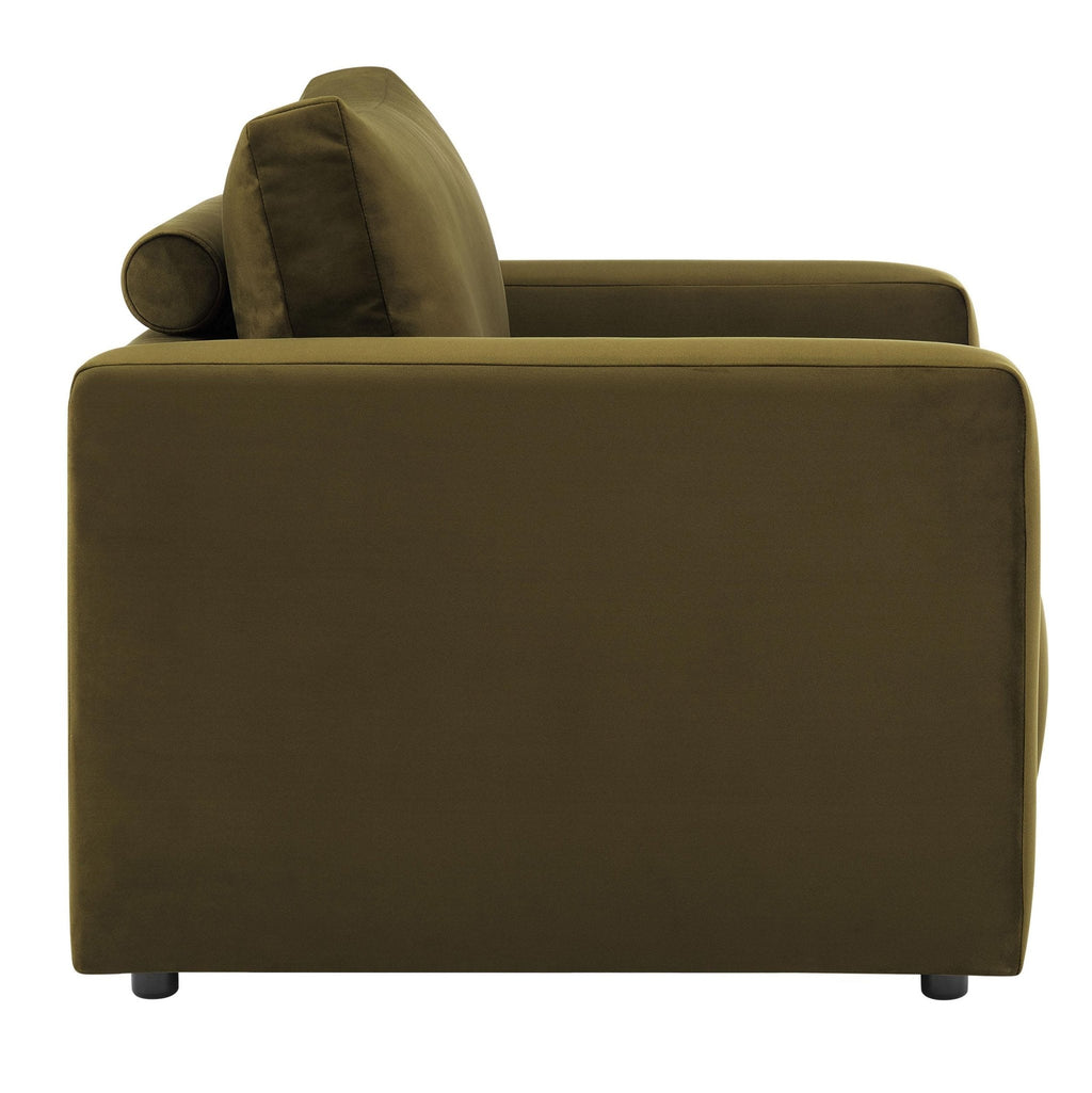 Dusklia - Chicago Loveseat - Rich Green