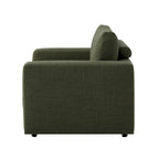Dusklia - Chicago Loveseat - Woven Pine Green