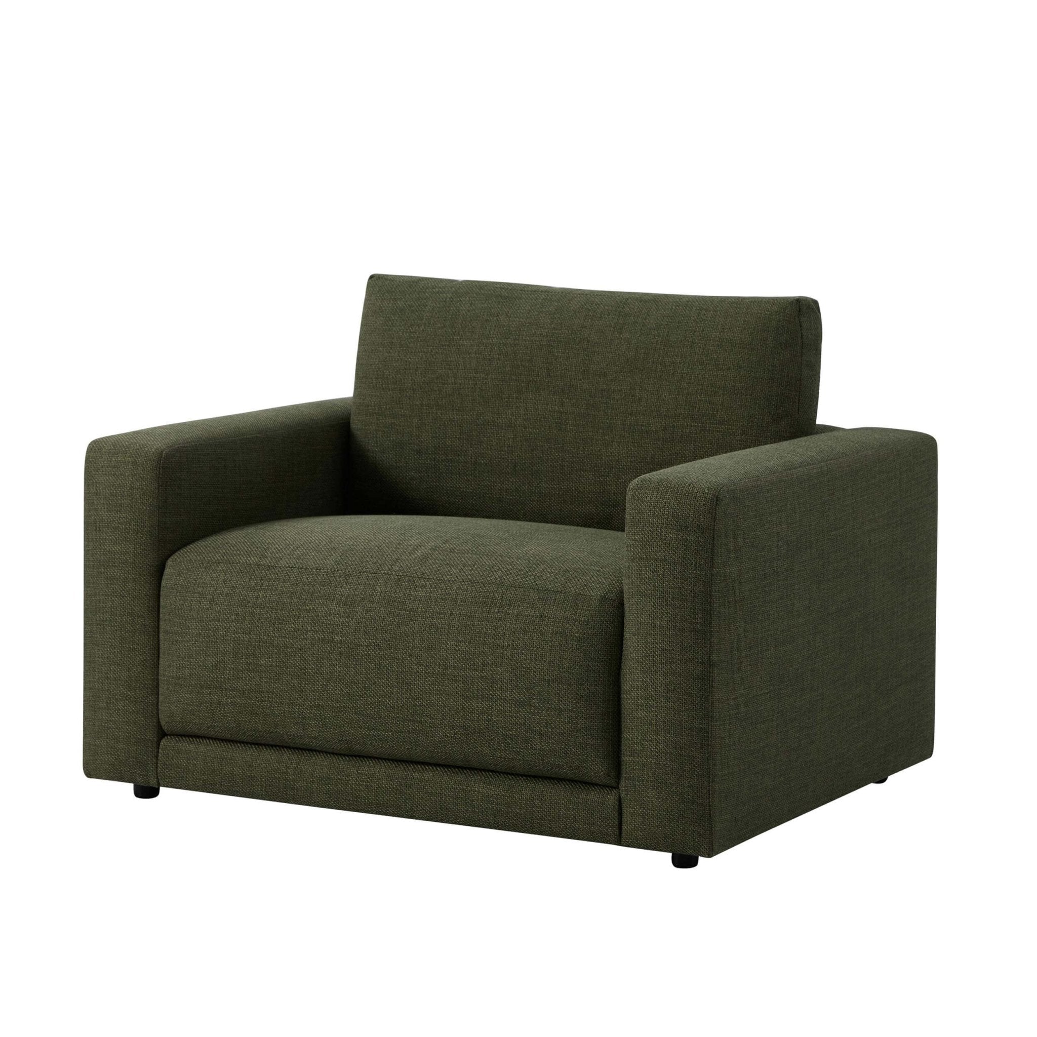 Dusklia - Chicago Loveseat - Woven Pine Green