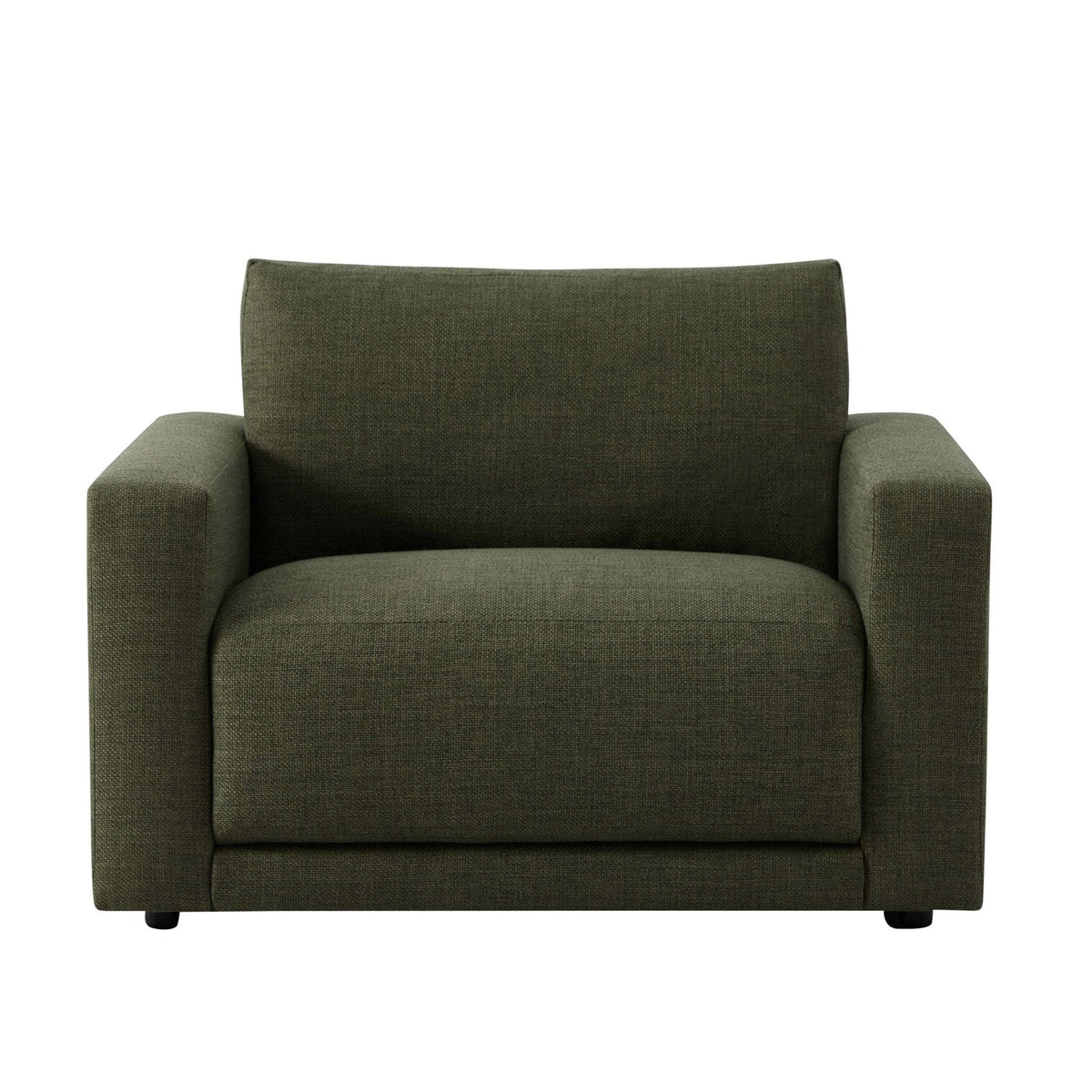 Dusklia - Chicago Loveseat - Woven Pine Green