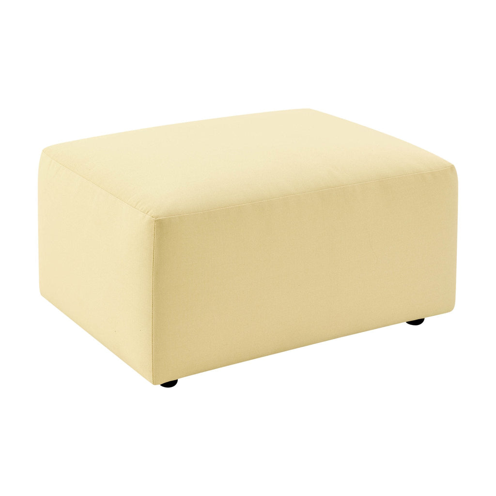Dusklia - Chicago Pouffe - Butter Yellow