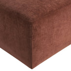 Dusklia - Chicago Pouffe - Chenille Dark Rust