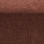 Dusklia - Chicago Pouffe - Chenille Dark Rust