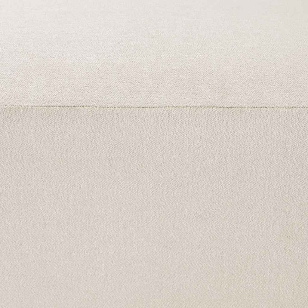 Dusklia - Chicago Pouffe - Chenille Ivory