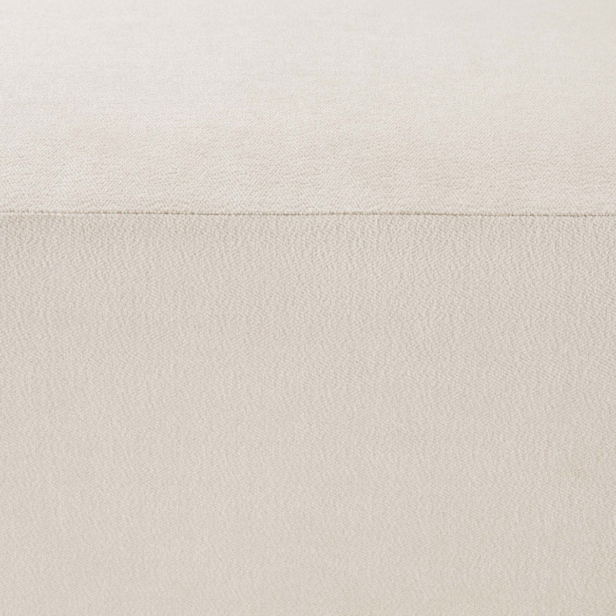 Dusklia - Chicago Pouffe - Chenille Ivory