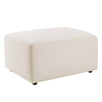 Dusklia - Chicago Pouffe - Chenille Ivory