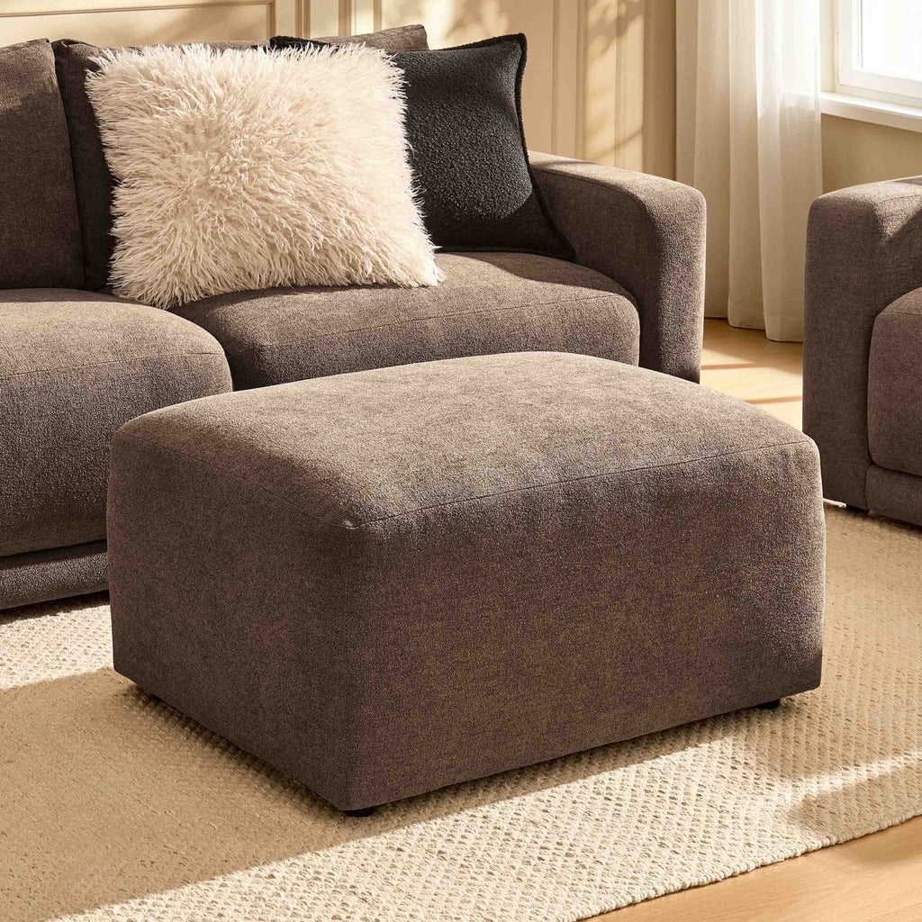 Dusklia - Chicago Pouffe - Chenille Mushroom