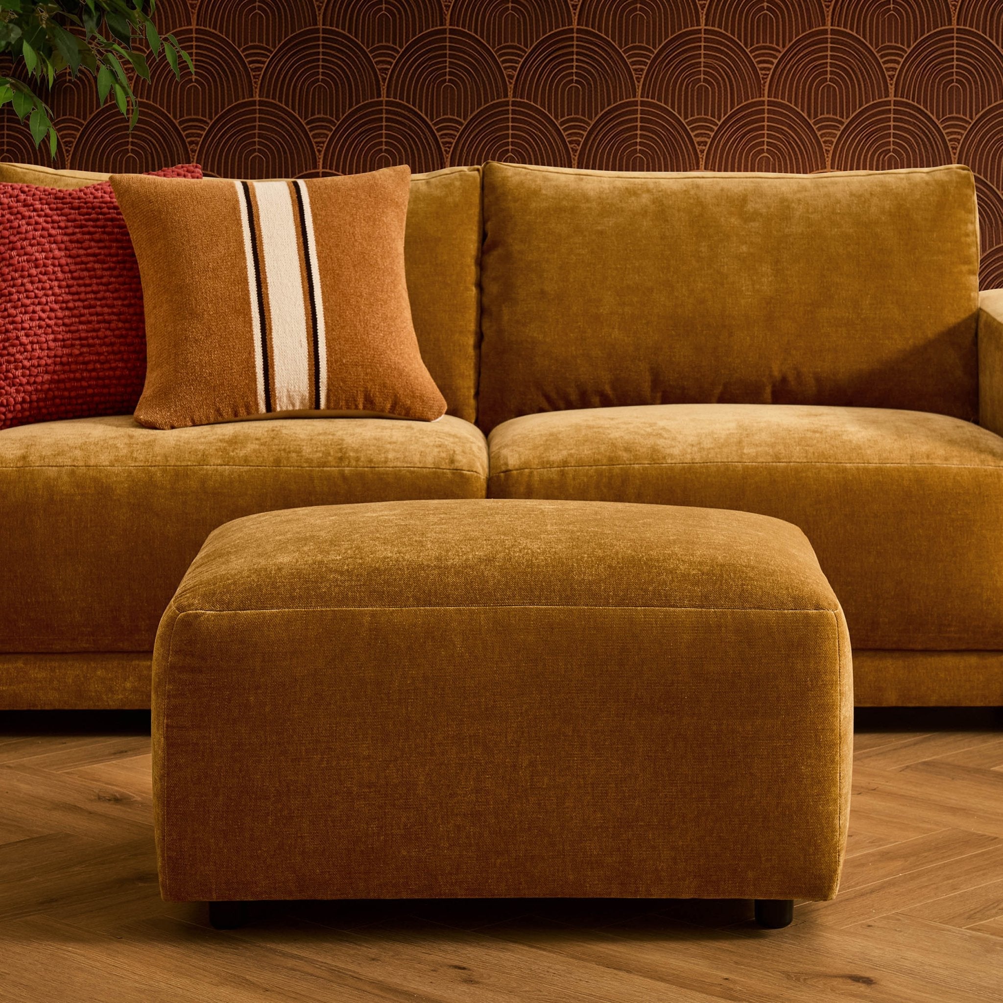Pouffe Chicago - Brume Dorée