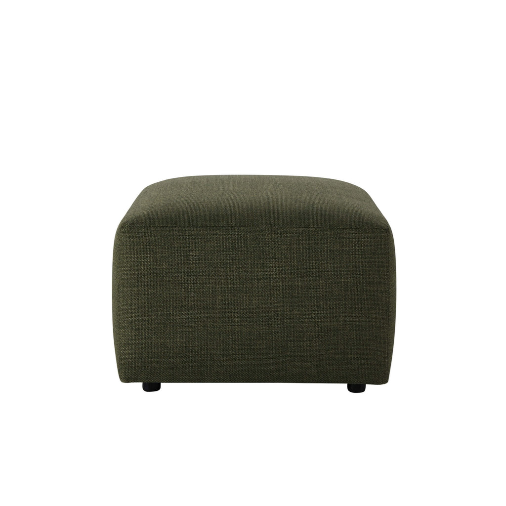 Dusklia - Chicago Pouffe - Woven Pine Green