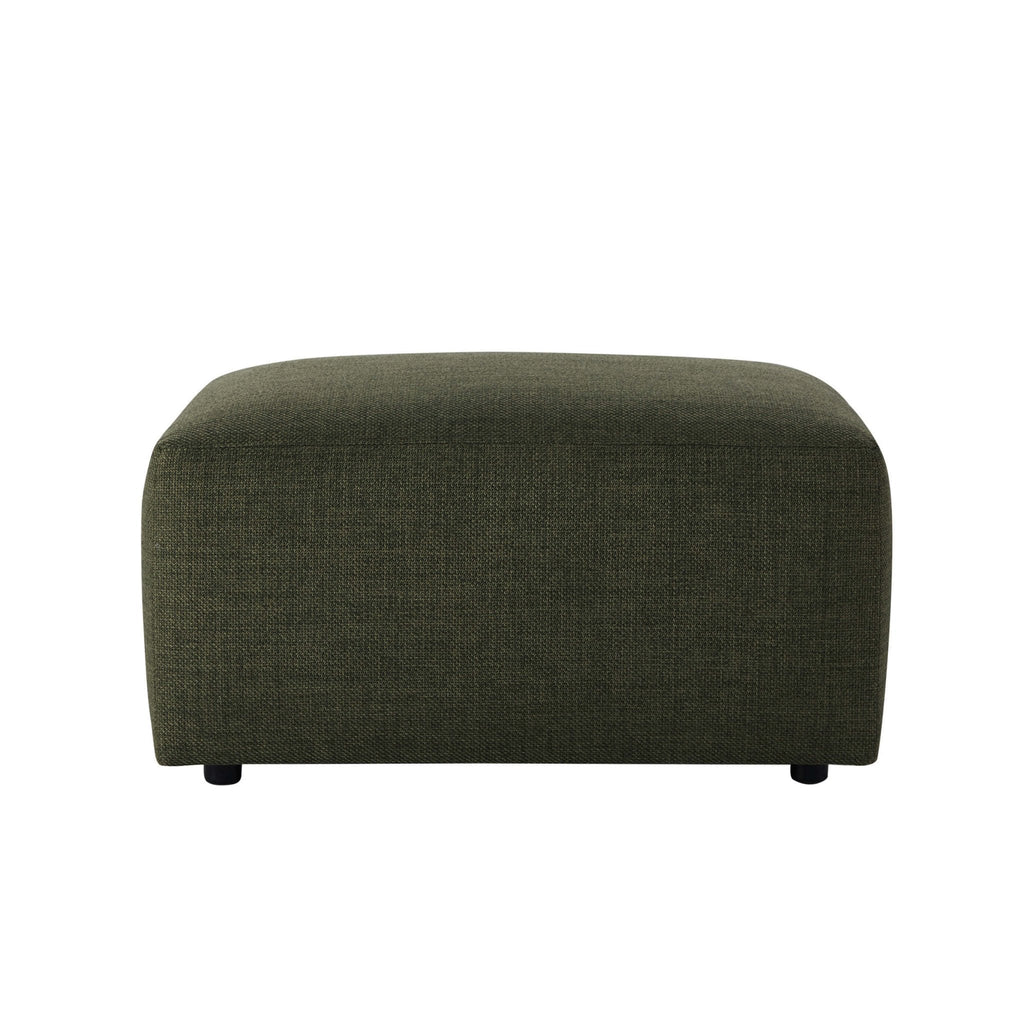 Dusklia - Chicago Pouffe - Woven Pine Green