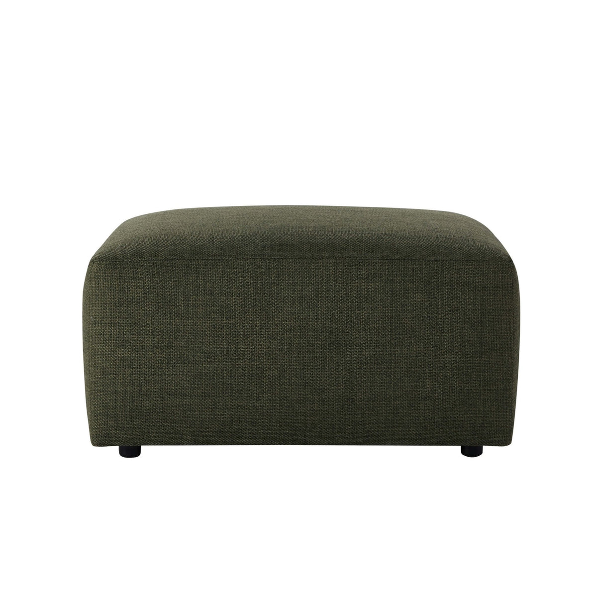 Dusklia - Chicago Pouffe - Woven Pine Green