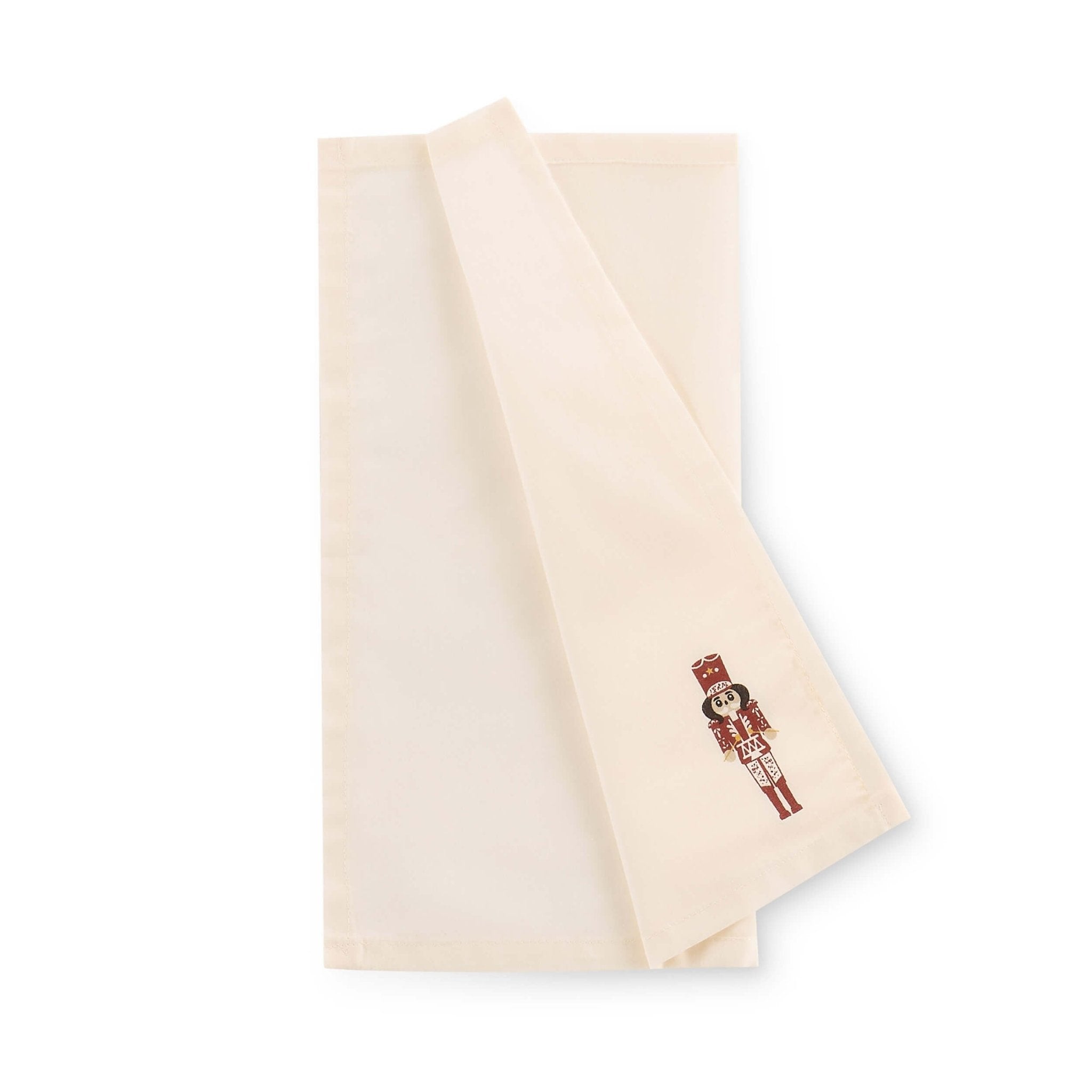 Lot de 4 serviettes Casse-Noisette de Noël - Rouge