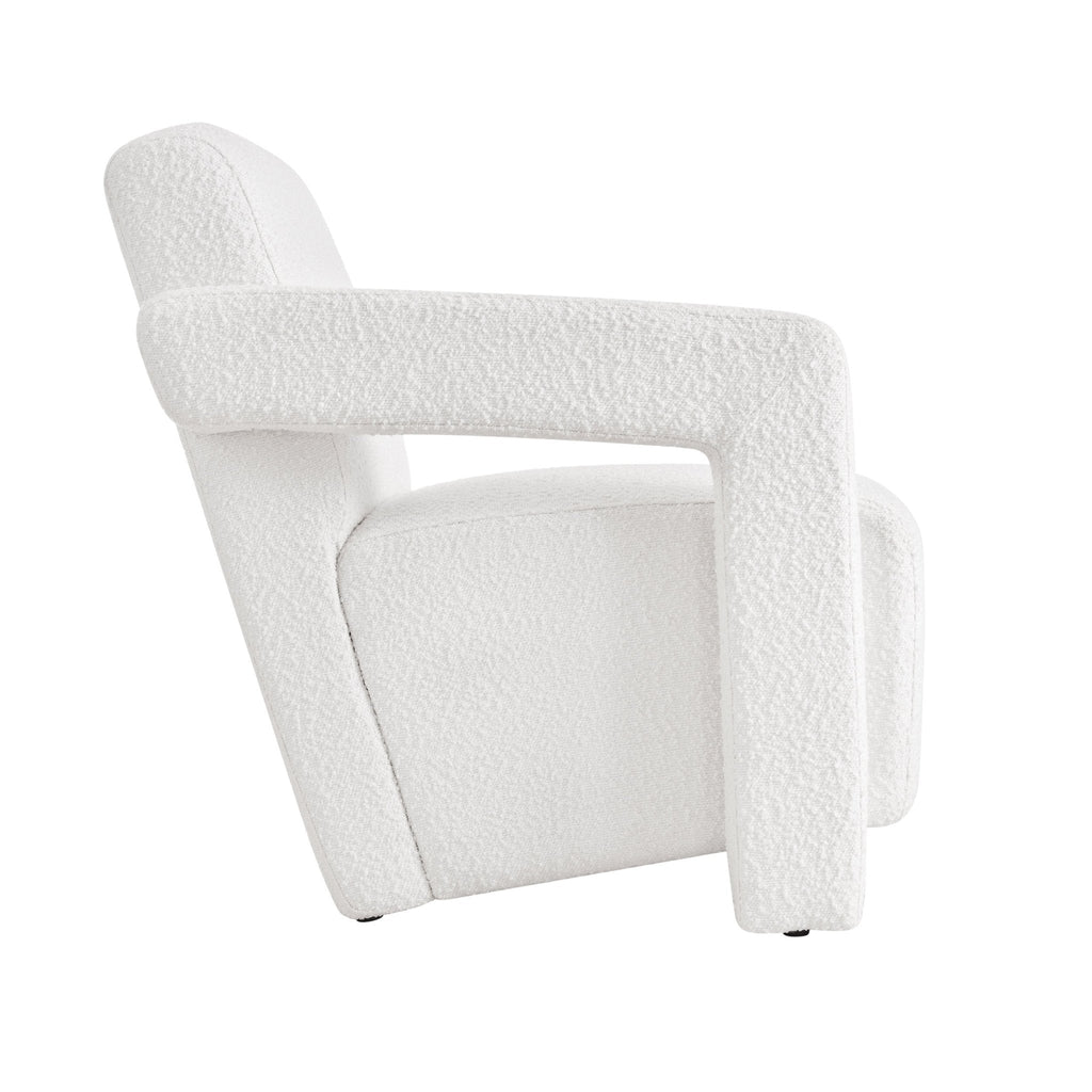 Dusklia - Ciara Accent Chair - Boucle Off White