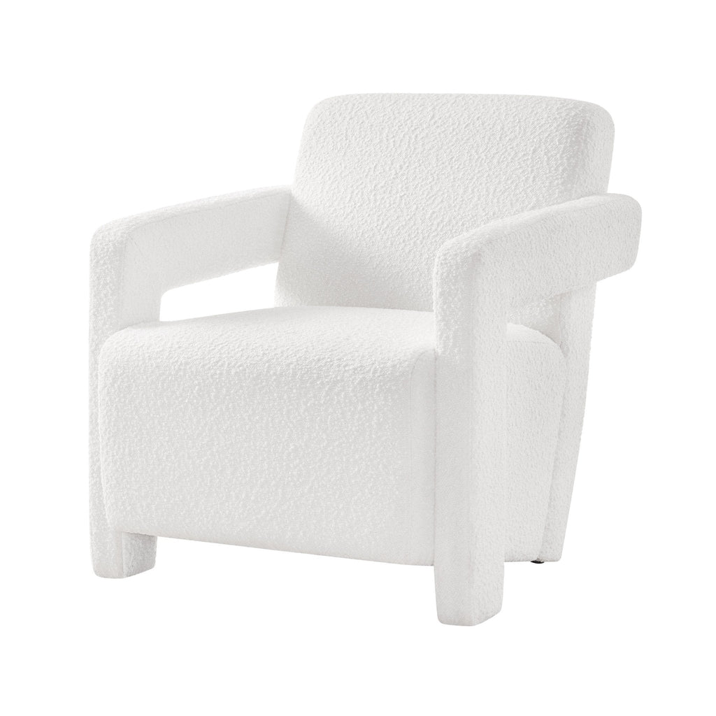 Dusklia - Ciara Accent Chair - Boucle Off White