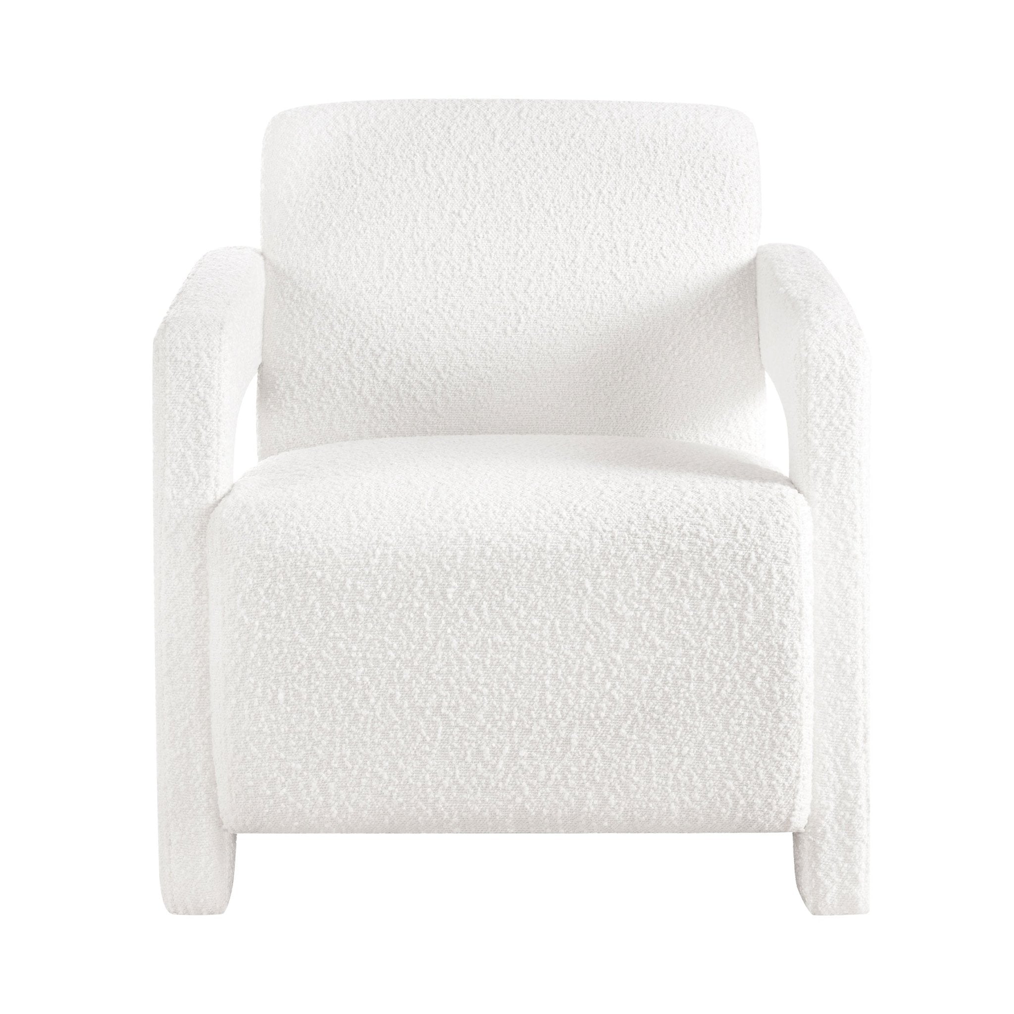 Dusklia - Ciara Accent Chair - Boucle Off White