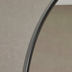 Dusklia - Circle Wall Mirror - Black