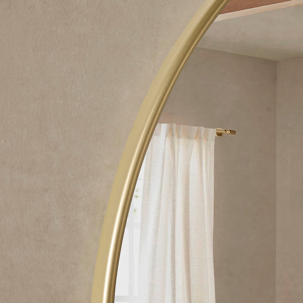 Dusklia - Circle Wall Mirror - Gold