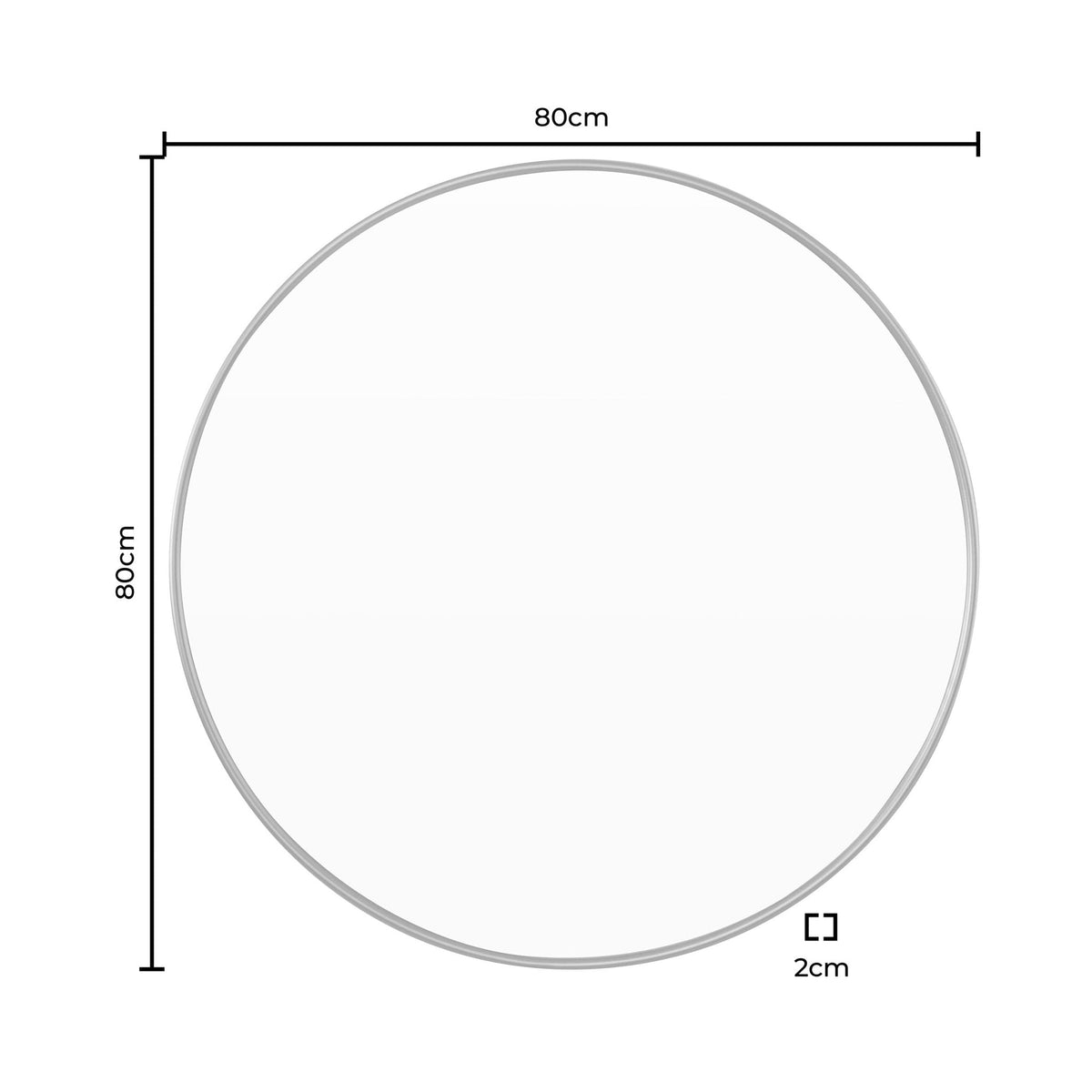 Dusklia - Circle Wall Mirror - Gold
