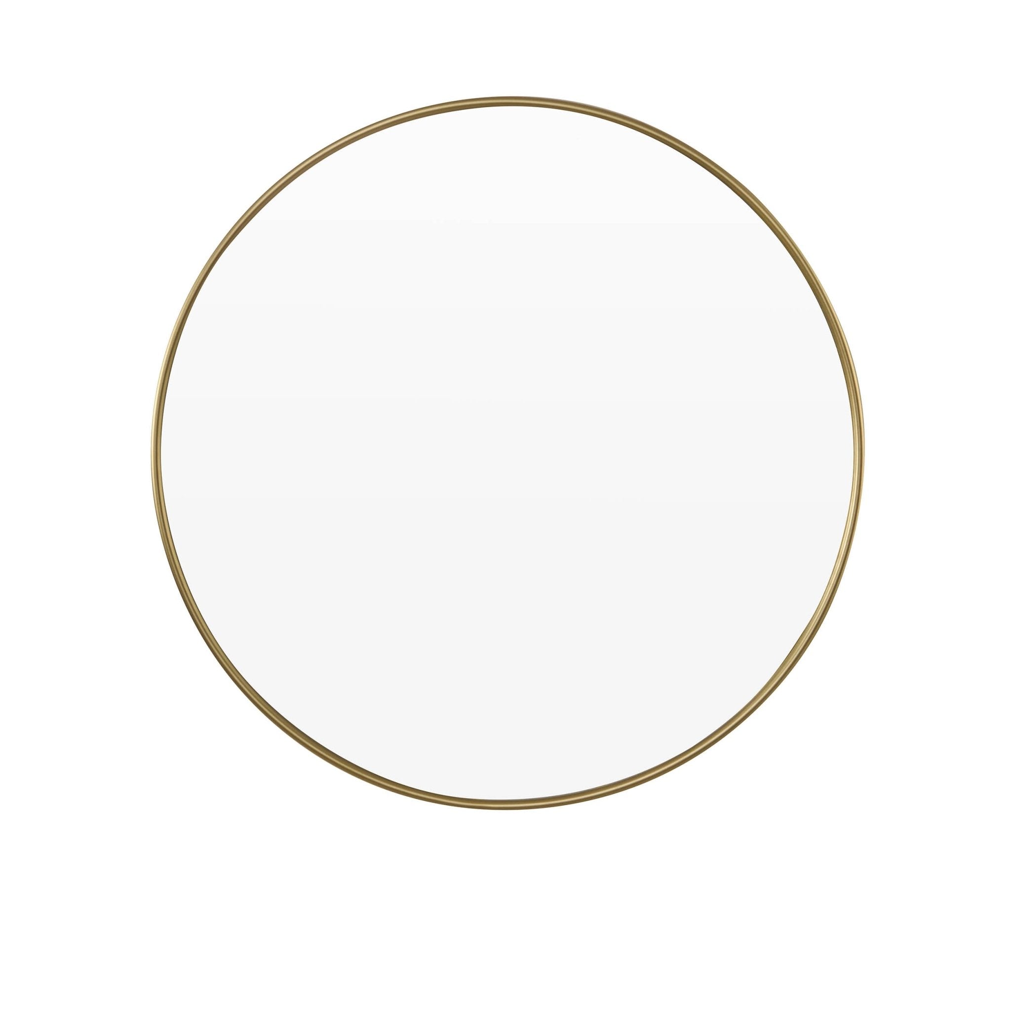 Dusklia - Circle Wall Mirror - Gold