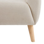 Dusklia - Clapham Armchair - Chenille Ivory