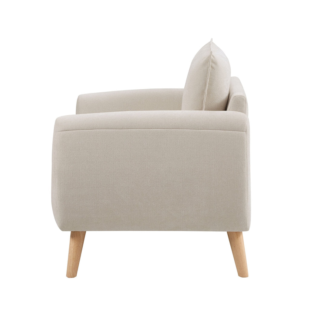 Dusklia - Clapham Armchair - Chenille Ivory
