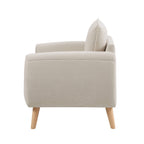 Dusklia - Clapham Armchair - Chenille Ivory