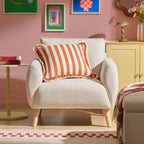 Dusklia - Clapham Armchair - Chenille Ivory