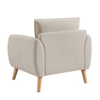 Dusklia - Clapham Armchair - Chenille Ivory