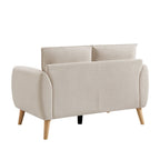 Dusklia - Clapham Small 2 Seater Sofa - Chenille Ivory