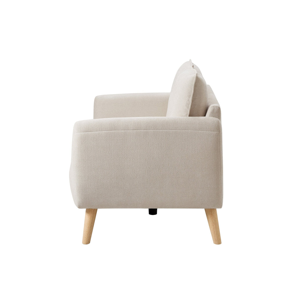 Dusklia - Clapham Small 2 Seater Sofa - Chenille Ivory