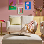 Dusklia - Clapham Small 2 Seater Sofa - Chenille Ivory