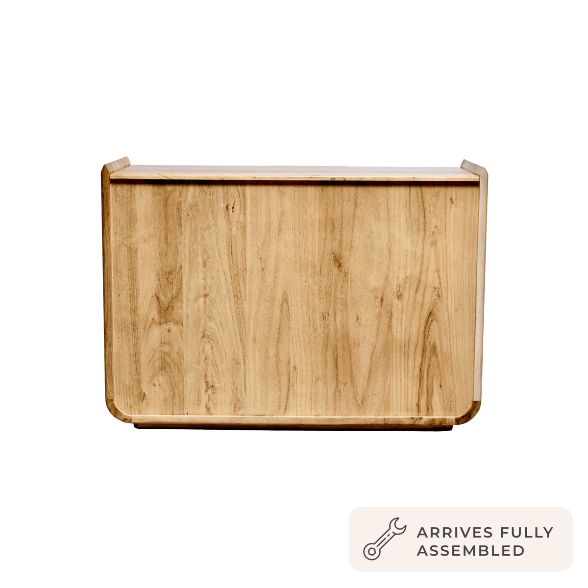 Dusklia - Cleo Acacia Wood 6 Drawer Chest - Light Wood