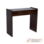 Dusklia - Cleo Acacia Wood Dressing Table Console - Walnut