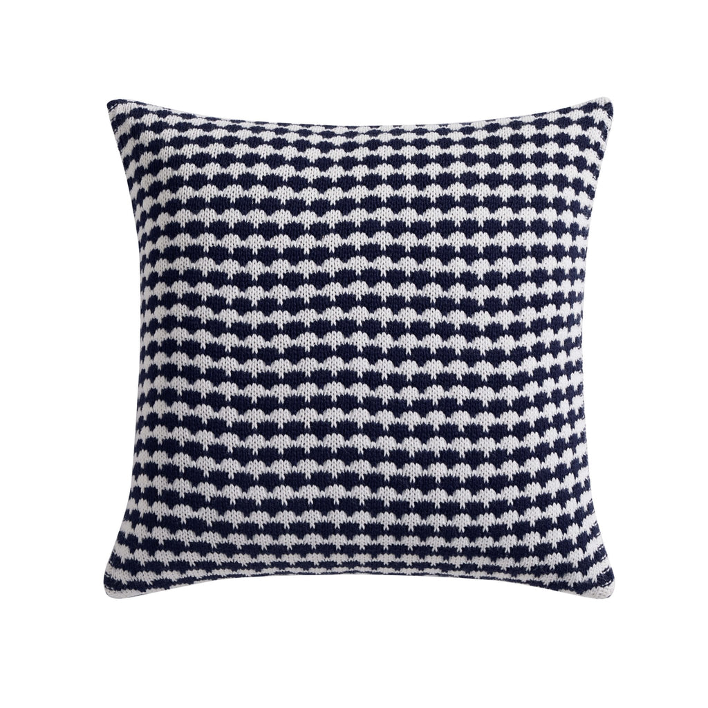 Dusklia - Contrast Pattern Cushion Cover - Midnight