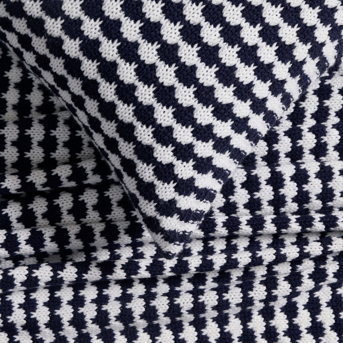 Dusklia - Contrast Pattern Cushion Cover - Midnight