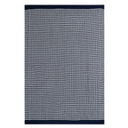 Dusklia - Contrast Pattern Knit Throw - Midnight