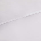 Dusklia - Cooling Cotton 180 Thread Count Duvet Cover, Pillowcase & Fitted Sheet Set - White