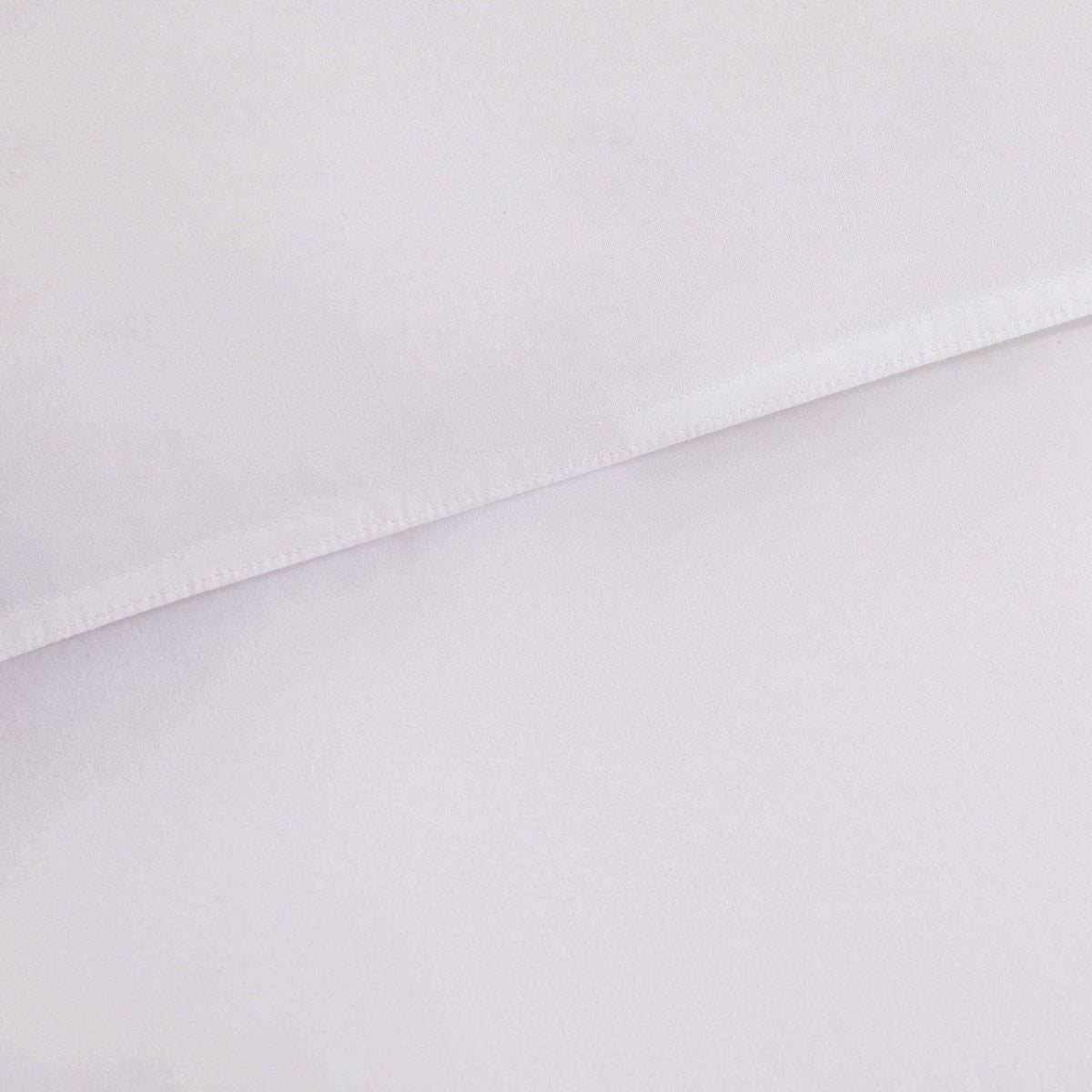 Dusklia - Cooling Cotton 180 Thread Count Duvet Cover, Pillowcase & Fitted Sheet Set - White