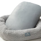 Dusklia - Cooper Round Dog Bed - Steel Grey