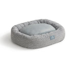Dusklia - Cooper Round Dog Bed - Steel Grey