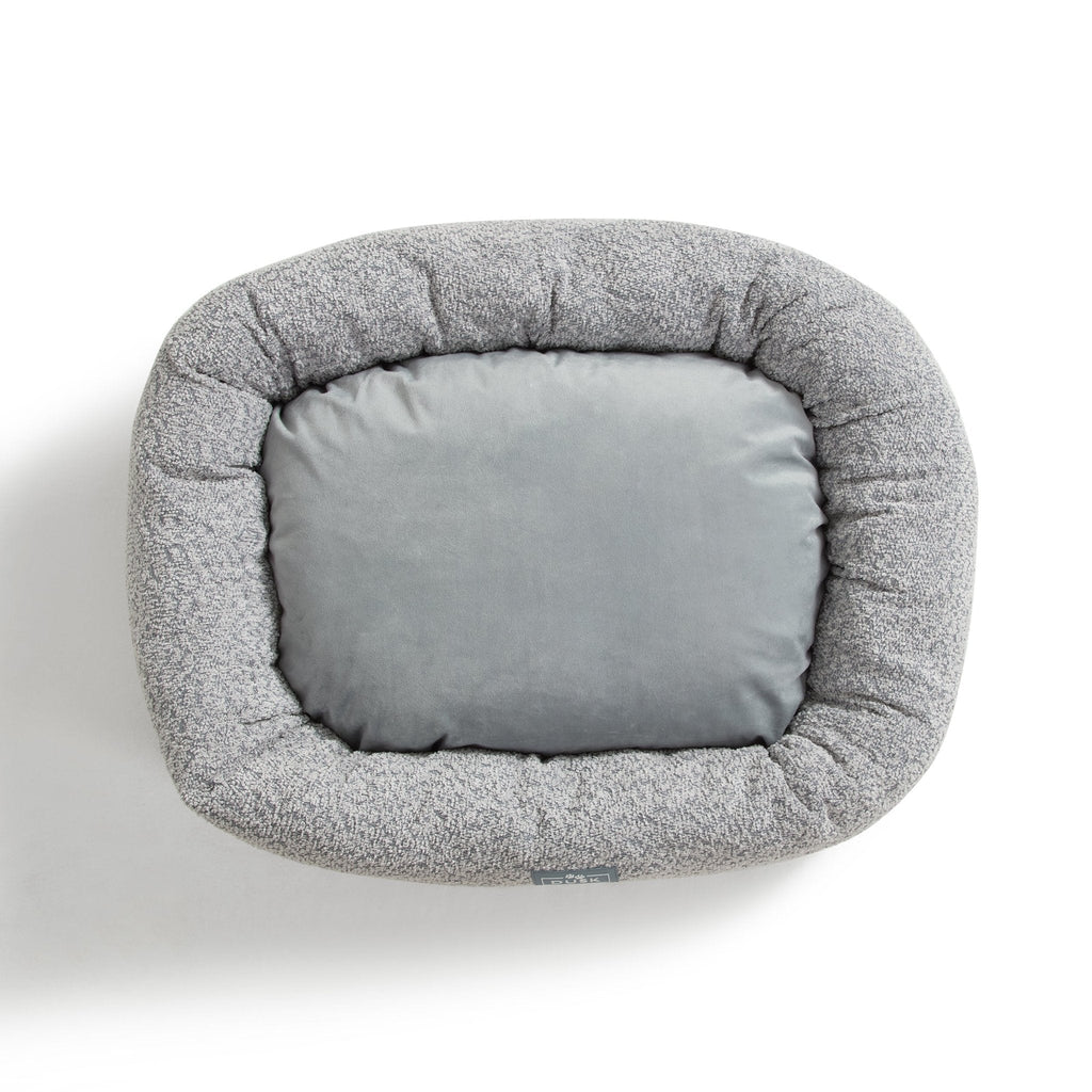 Dusklia - Cooper Round Dog Bed - Steel Grey