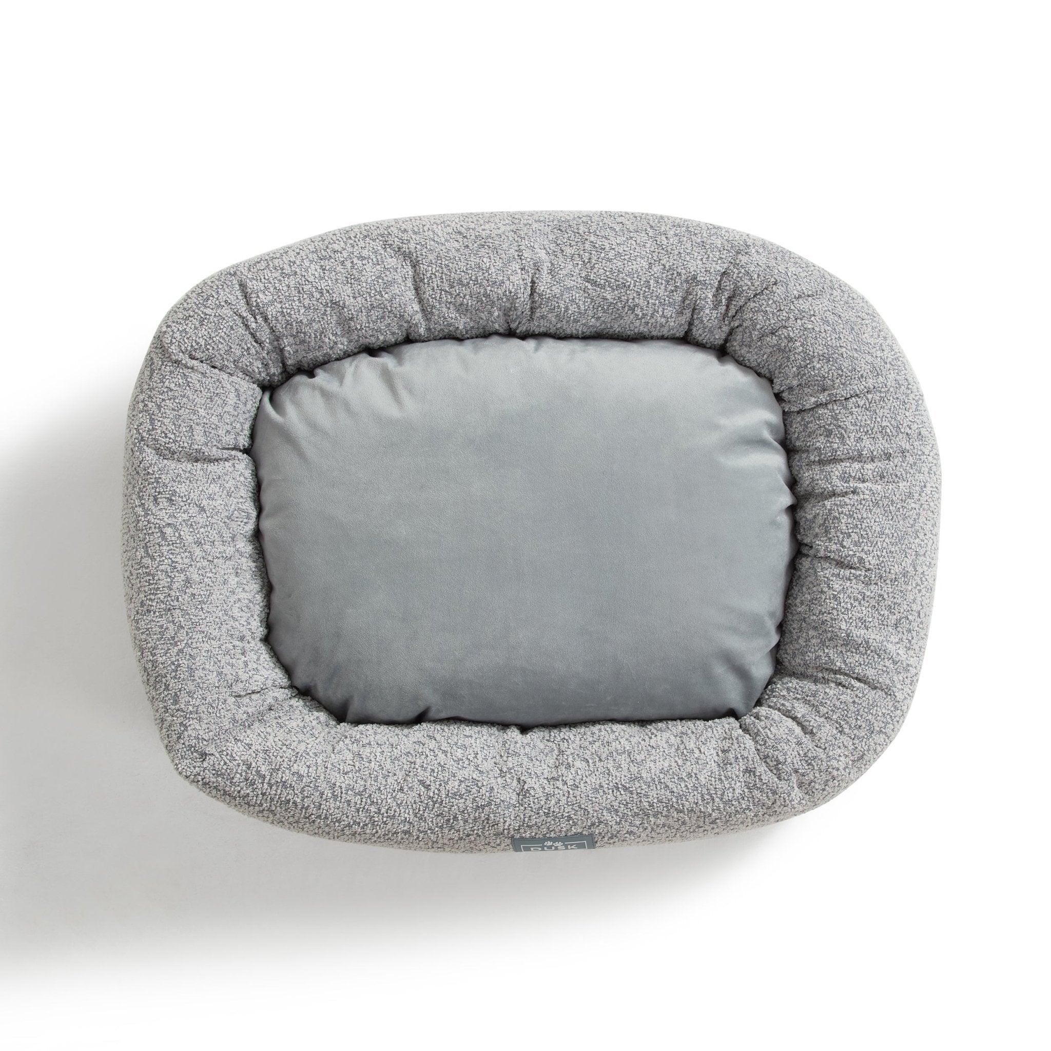 Dusklia - Cooper Round Dog Bed - Steel Grey
