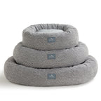 Dusklia - Cooper Round Dog Bed - Steel Grey