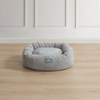 Dusklia - Cooper Round Dog Bed - Steel Grey